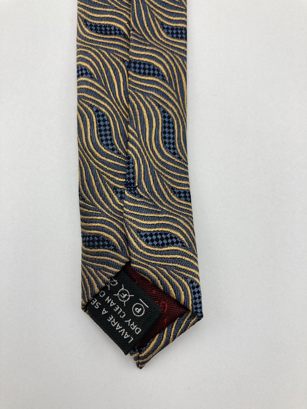 GUCCI グッチ 波模様 ネクタイ シルク100％ 中古 D4