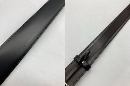 ALFRED DUNHILL ダンヒル バックル レザーベルト メンズ 中古 D4