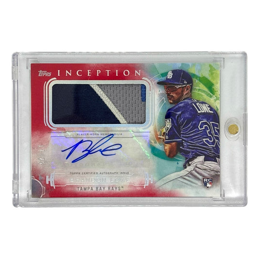 TOPPS MLBカード INCEPTION BRANDON LOWE TAMPA BAY RAYS 17/25 #IAP-BL 中古 IT1