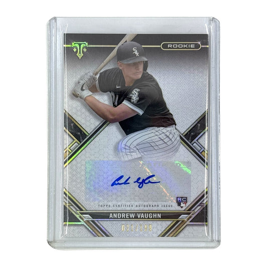 TOPPS MLBカード TRIPLE THREADS ANDREW VAUGHN CHICAGO WHITE SOX 021/199 #RAC-AV 中古 IT1