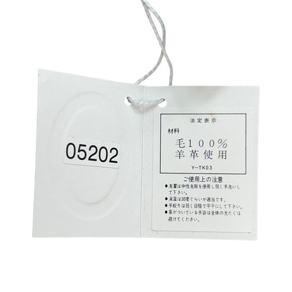 Christian Dior クリスチャン ディオール ウール100％ 羊革 手袋 グリーン ブランド 冬 ファッション レディース 中古 W４