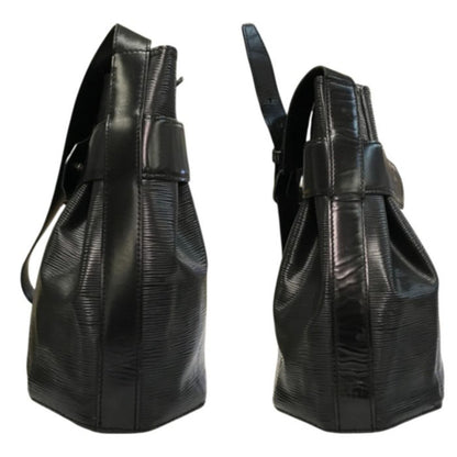 LOUIS VUITTON ルイヴィトン エピ サックデポールPM ショルダーバッグ レディース 巾着 セミショルダー ブラック M80157 中古 T1