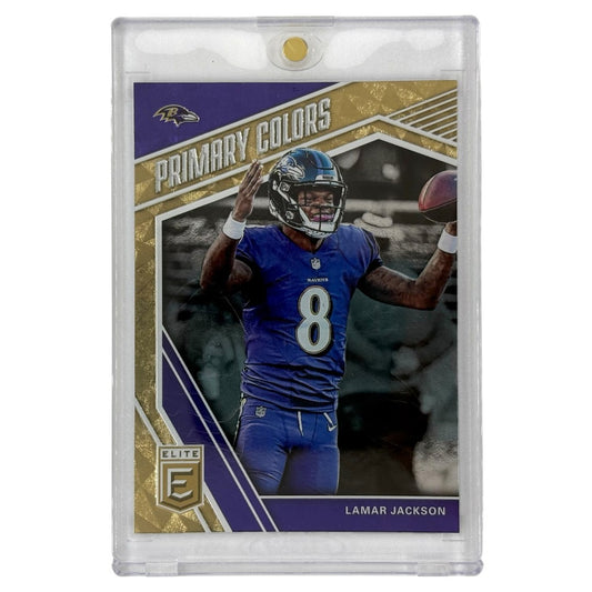 PANINI NFLカード DONRUSS ELITE LAMAR JACKSON RAVENS 5/5 #PC-3 中古 IT1