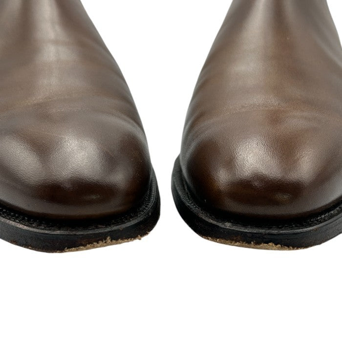 CROCKETT＆JONES クロケット＆ジョーンズ CRANFORD サイドゴアブーツ 6 1/2 E (約25cm) 靴 シューズ メンズ 革靴 レザー 中古 W４