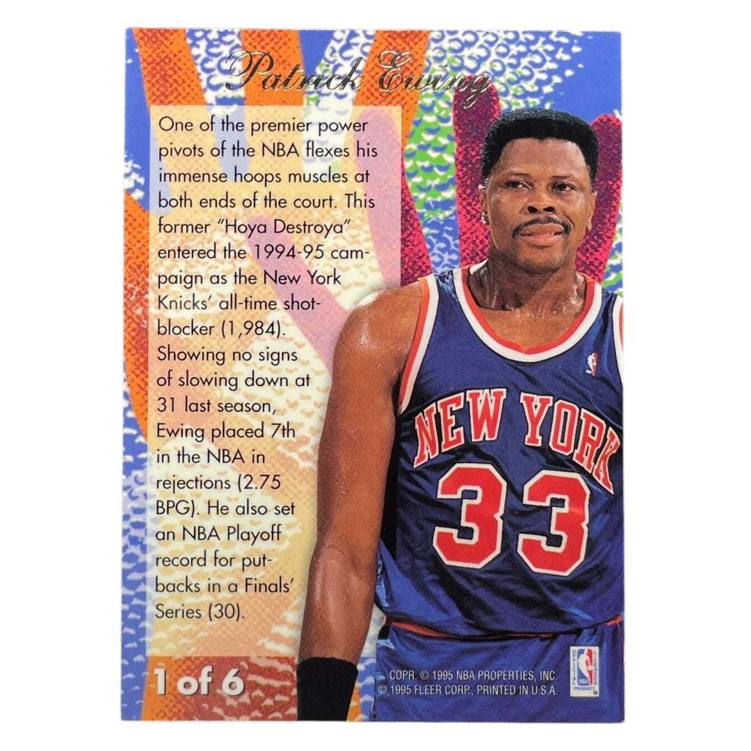 FLEER NBAカード FLAIR REJECTOR PATRICK EWING KNICKS #1 中古 IT2