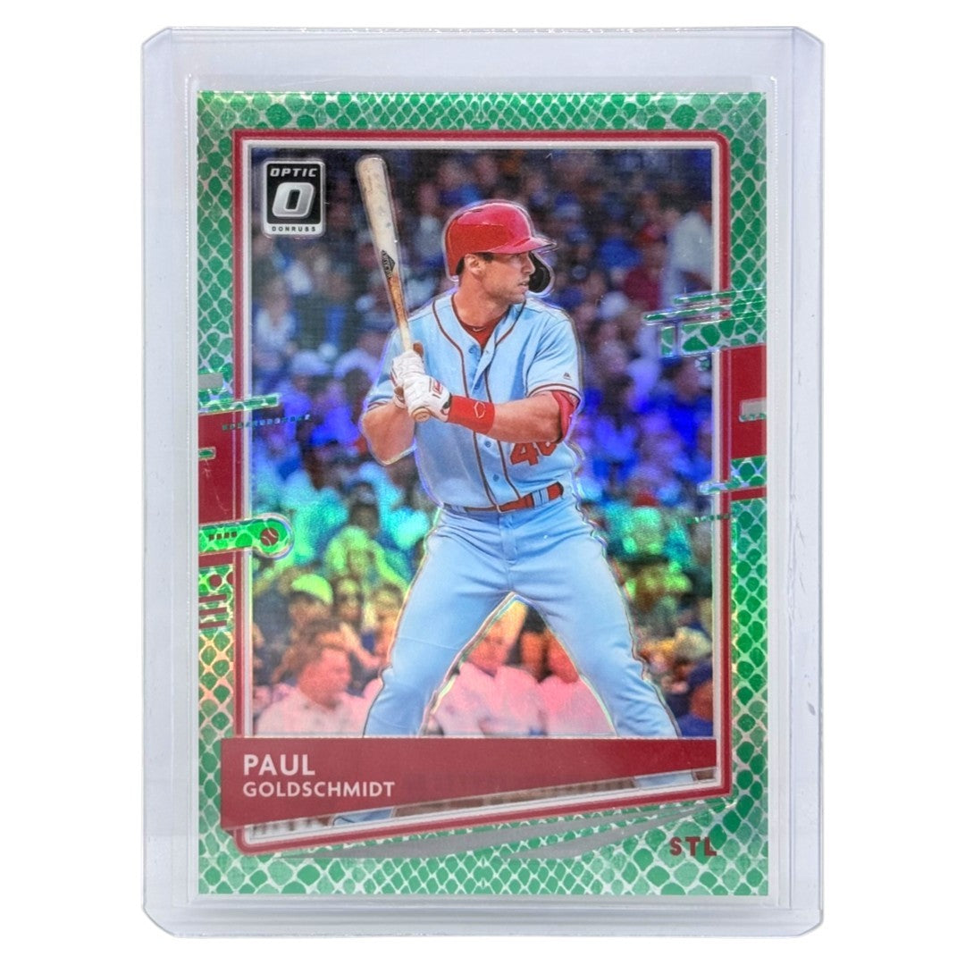 PANINI MLBカード DONRUSS OPTIC PRIZM PAUL GOLDSCHMIDT ST. LOUIS CARDINALS /84 #141 中古 IT1