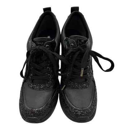 +diana +ダイアナ スニーカー 24.5cm IF 49544 靴 シューズ 厚底 レディース ラメ 中古 W４