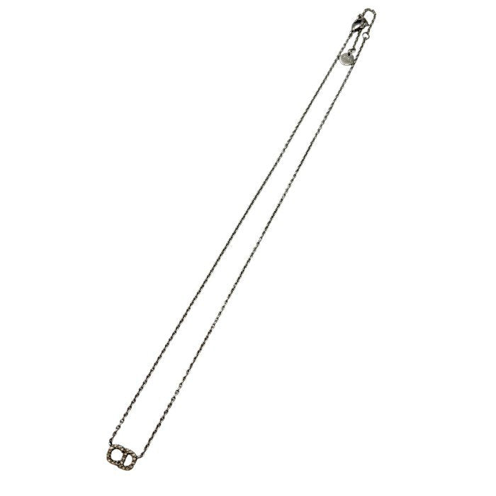 Dior ディオール Clair D Lune クレール ディー リュヌ ラインストーン ネックレス ブランド アクセサリー おしゃれ レディース CDロゴ 中古 W４