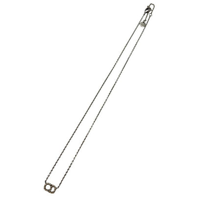 Dior ディオール Clair D Lune クレール ディー リュヌ ラインストーン ネックレス ブランド アクセサリー おしゃれ レディース CDロゴ 中古 W４