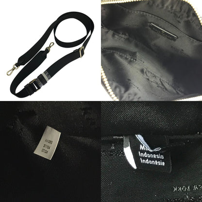 kate spade ケイトスペード ショルダーバッグ レディース PVC スペードフラワー ブラック/ホワイト KK063 中古 T1