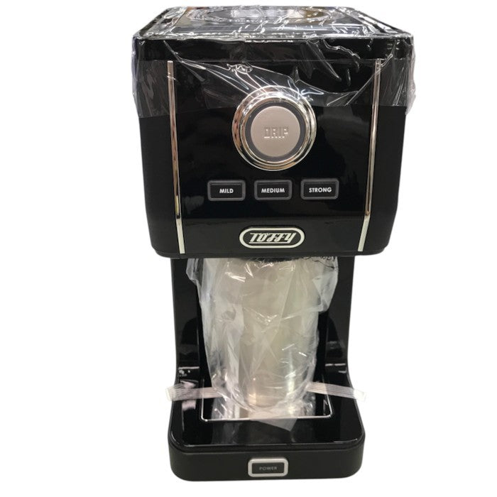 Toffy/トフィー ダイレクトドリップアロマコーヒーメーカー ふたありタンブラー付き ブラック K-CM12 中古 Y1