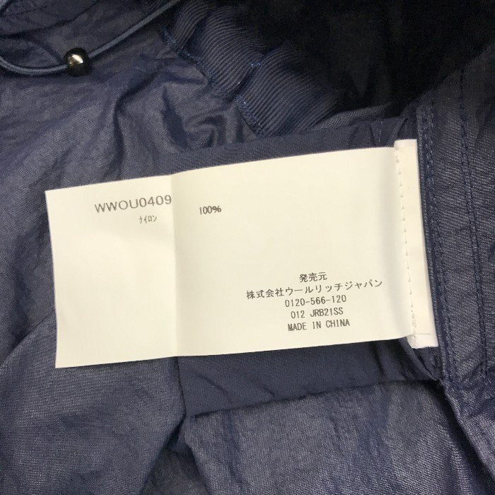 WOOLRICH ウールリッチ スプリングコート レディース 春 ナイロン ネイビー Sサイズ  WWOU0409 中古 M1