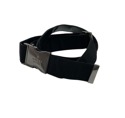 GUCCI グッチ ナイロン レザー ベルト 中古 D4