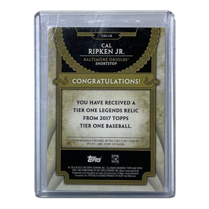 TOPPS MLBカード TIER 1 CAL RIPKEN JR. BALTIMORE ORIOLES /200 #T1RL-CR 中古 IT2