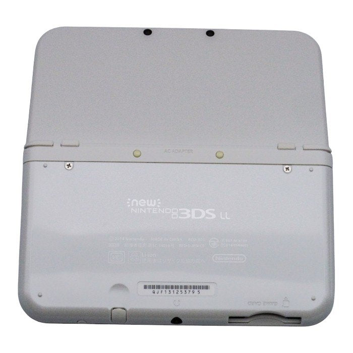 任天堂 New ニンテンドー 3DS LL パールホワイト RED-001 ACアダプタ付 中古 a1