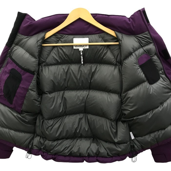MARMOT CAPITAL マーモットキャピタル ライトマンモスジャケット ダウンジャケット ユニセックス アウトドア フード パープル Sサイズ 23FW-L6-01 中古 TK1