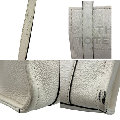 MARC JACOBS THE TOTE ミニ 2WAY バッグ ホワイト マークジェイコブス トートバッグ ショルダー ブランド レディース 中古 W４