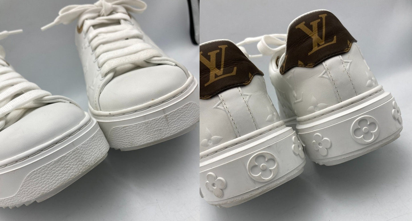 LOUIS VUITTON ルイヴィトン タイムアウトライン スニーカー サイズ35.5 レディース 中古 D4