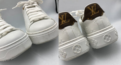 LOUIS VUITTON ルイヴィトン タイムアウトライン スニーカー サイズ35.5 レディース 中古 D4
