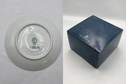 ROYAL COPENHAGEN ロイヤルコペンハーゲン ブルーフルーテッド ハーフレース カップ＆ソーサー 中古 D4