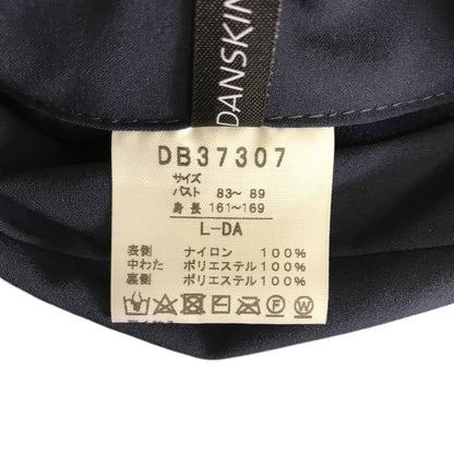 DANSKIN ダンスキン リバーシブル 中綿ライトジャケット ネイビー L アウター 秋 冬 レディース 中古 W1