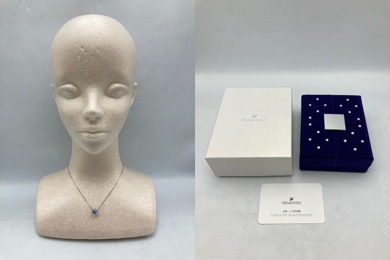 SWAROVSKI スワロフスキー ダンシングクリスタル クリスタルパヴェ ラウンド ネックレス 5279425 中古 D4