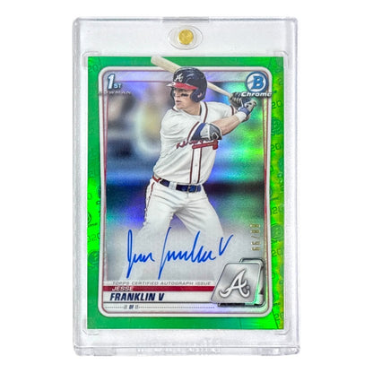TOPPS MLBカード BOWMAN CHROME 1ST JESSE FRANKLIN V ATLANTA BRAVES /99 #CDA-JFR 中古 IT1