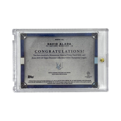 TOPPS サッカーカード MUSEUM COLLECTION DAVID ALABA BAYERN MUNCHEN 09/10 #MMPR-DA 中古 IT1