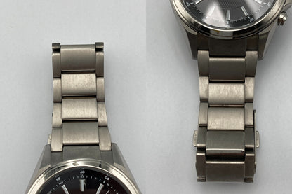 CITIZEN シチズン アテッサ デイデイト エコドライブ 電波時計 AT6040-58E 中古 D4