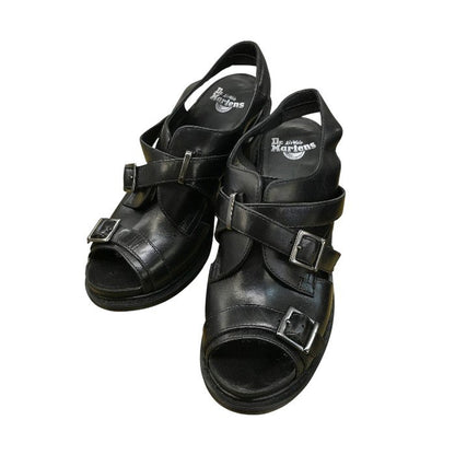 Dr.Martens ドクターマーチン ADITA サンダル レディース レザー ブラック UK3 22cm 中古 N1