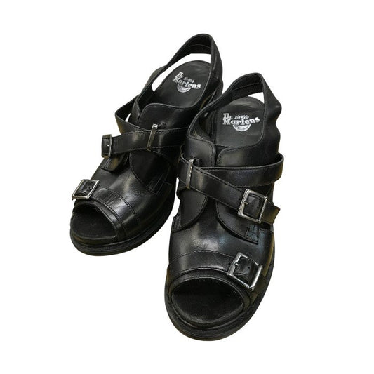 Dr.Martens ドクターマーチン ADITA サンダル レディース レザー ブラック UK3 22cm 中古 N1