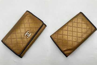 CHANEL シャネル ビコローレ キーケース 6連 中古 D4