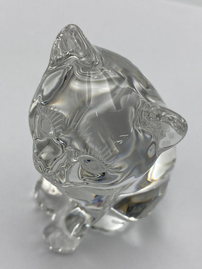 Meissen マイセンクリスタル キャット 置物 中古 D4