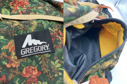 GREGORY グレゴリー 旧ロゴ イエロータペストリー バックパック USA製 中古 D4
