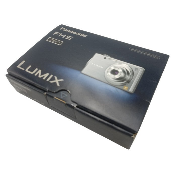 Panasonic パナソニック LUMIX 光学ズーム4倍 1610万画素 デジタルカメラ DMC-FH5-K 中古 H4