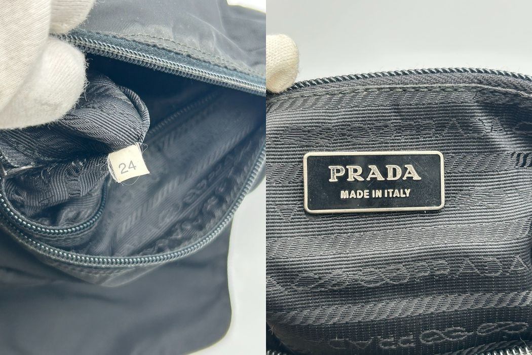 PRADA プラダ テスート ナイロン ショルダーバッグ ブラック 鞄 ブランド ミニ 小さめ 中古 W1
