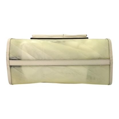 FENDI フェンディ ピーカブー ディフェンダー バッグカバー レディース ビニール レインカバー 半透明 アイボリー 7AR717 中古 T1