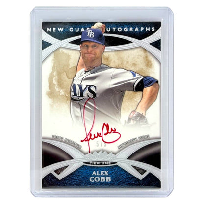 TOPPS MLBカード TIER ONE ALEX COBB TAMPA BAY RAYS /5 #NGA-ACO 中古 IT1