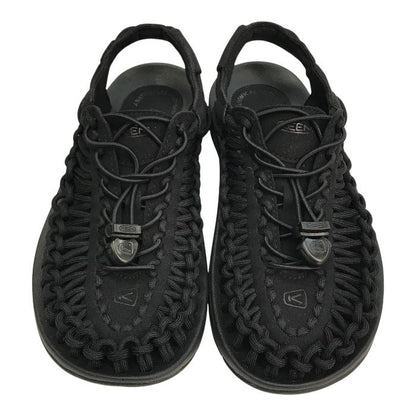 KEEN キーン ユニーク サンダル レディース スニーカー UNEEK バンジーコード ブラック 1014099 中古 T1