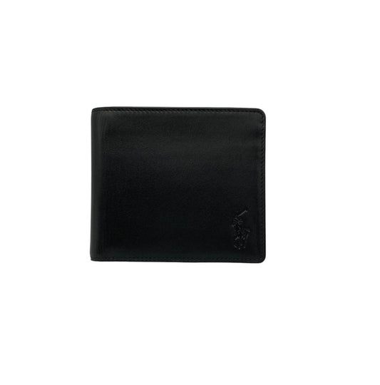 POLO RALPH LAUREN ポロ ラルフローレン 2つ折りコンパクト財布 レザー 中古 D4