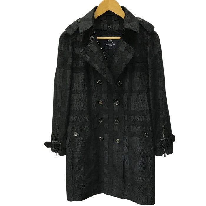 BURBERRY ロンドン バーバリー ロング コート チェック B1A42-254-09 38 トレンチコート アウター 秋 冬 中古 W1