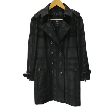 BURBERRY ロンドン バーバリー ロング コート チェック B1A42-254-09 38 トレンチコート アウター 秋 冬 中古 W1