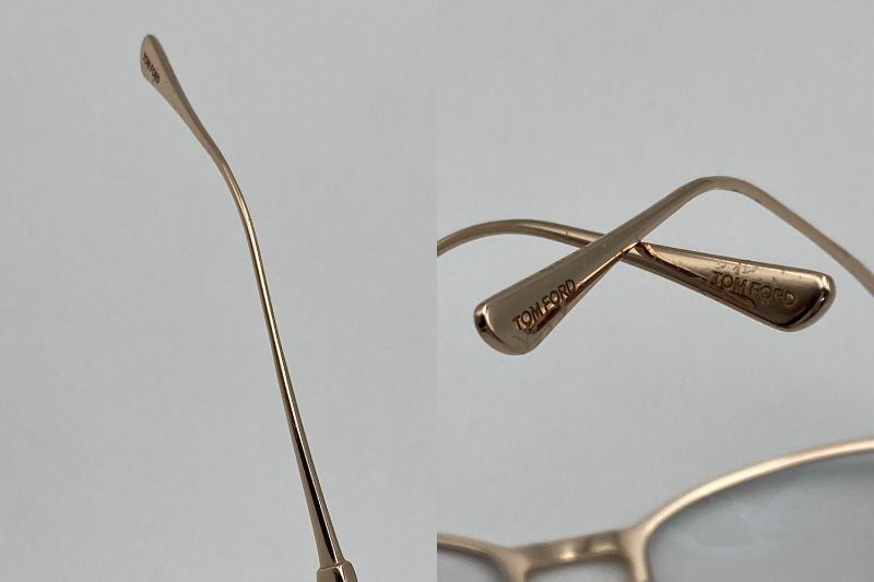 TOM FORD トムフォード チタニウム 度入り眼鏡 メガネフレーム TF5483 028 中古 D4