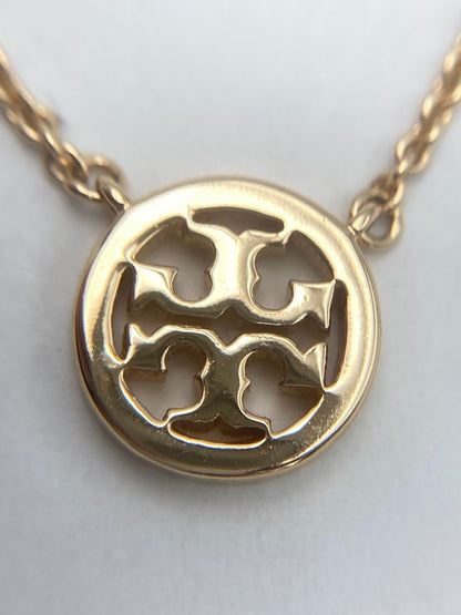 TORY BURCH トリーバーチ アイコン パヴェ ペンダント ネックレス 中古 D4