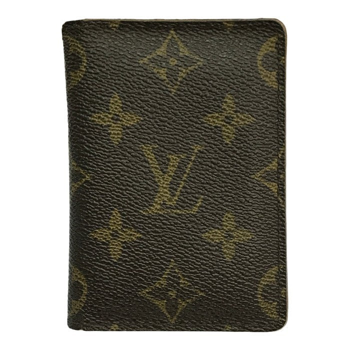 LOUIS VUITTON ルイヴィトン モノグラム ポルトカルトパス カードケース ユニセックス 定期入れ パスケース ブラウン M66541 中古 T1