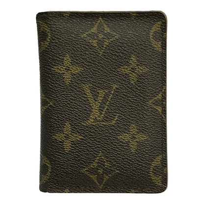 LOUIS VUITTON ルイヴィトン モノグラム ポルトカルトパス カードケース ユニセックス 定期入れ パスケース ブラウン M66541 中古 T1