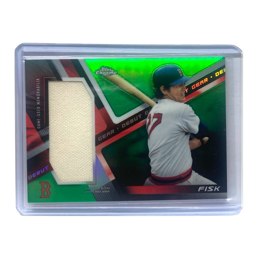 TOPPS MLBカード CHROME CARLTON FISK RED SOX 63/99 #DG-CF 中古 IT2