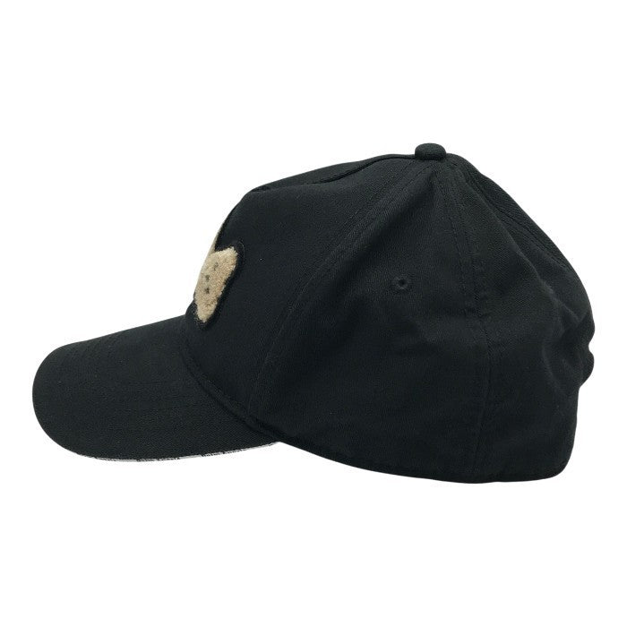 Palm Angels パームエンジェルス キャップ メンズ コットン ベア クマ BEAR ワッペン 野球帽 ブラック oneサイズ PMLB038S21FAB001 中古 T1