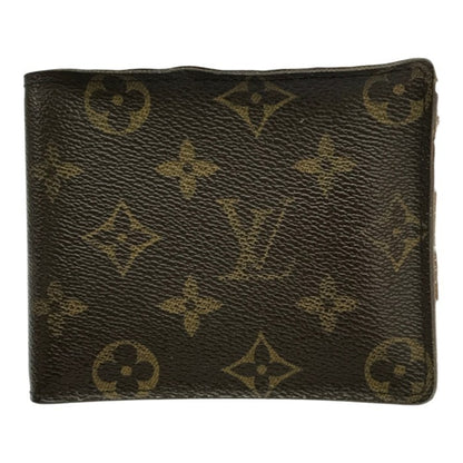 LOUIS VUITTON ルイヴィトン モノグラム ポルトフォイユフロリン 財布 ユニセックス 二つ折り 小銭入れあり パスケース ブラウン M60026 中古 T1