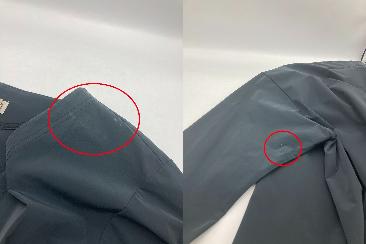 ISSEY MIYAKE イッセイミヤケ ナイロン Vネック ワンピース 長袖 IM14FH004 サイズ3 中古 D4